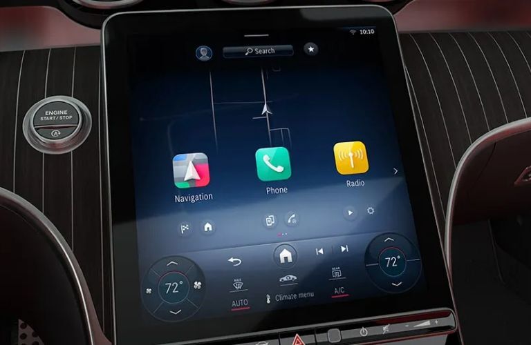 Mercedes-Benz touchscreen display