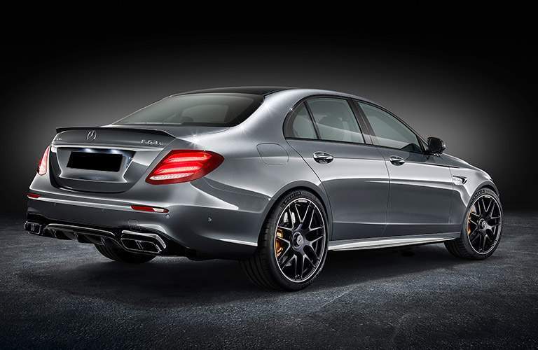 2018 Mercedes-Benz AMG® E 63 Sedan gray back side view