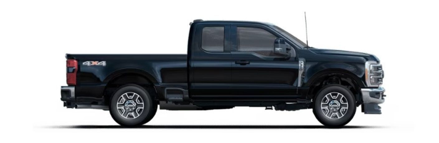 2024 Ford Super Duty F-350 side view on white