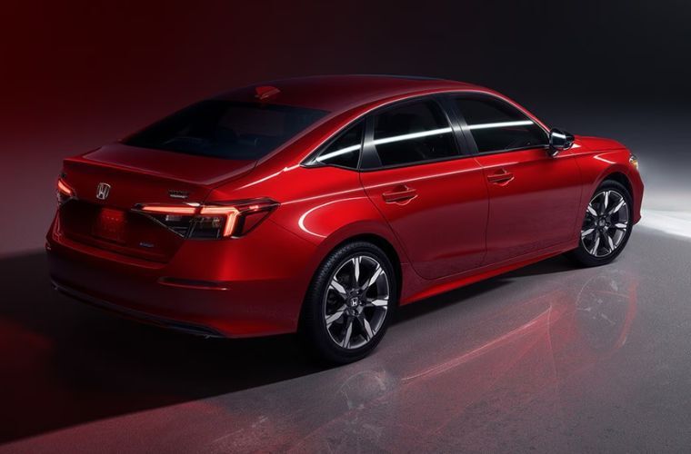 2026 Honda Civic Sedan LX exterior rear view