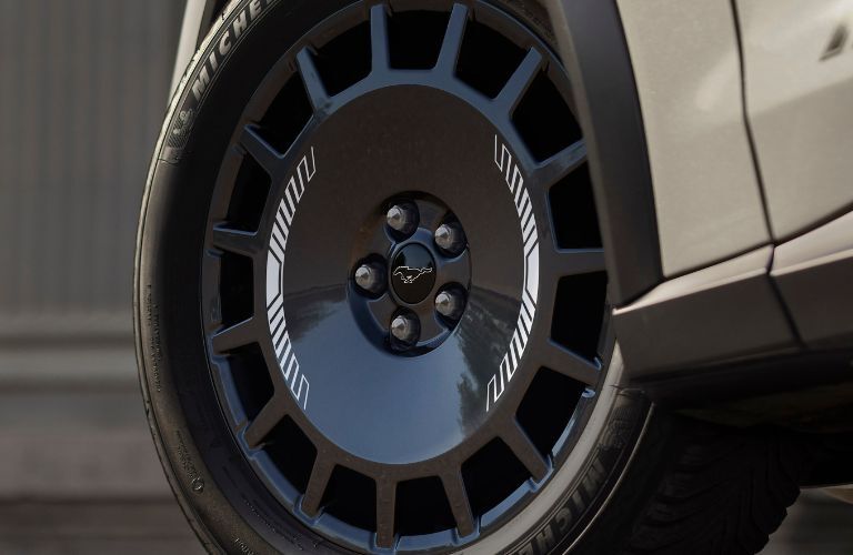 2025 Ford Mustang Mach-E Rally wheel and tire