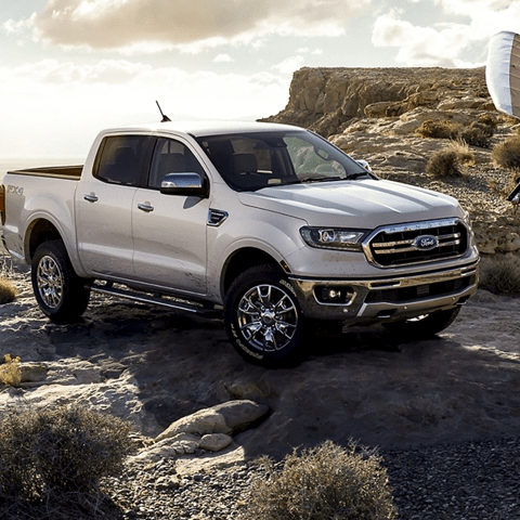 ford truck on a mountain