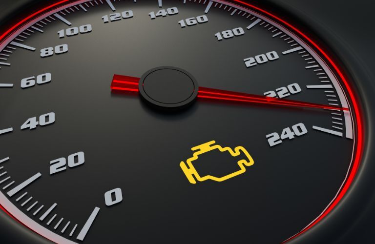 Engine warning light