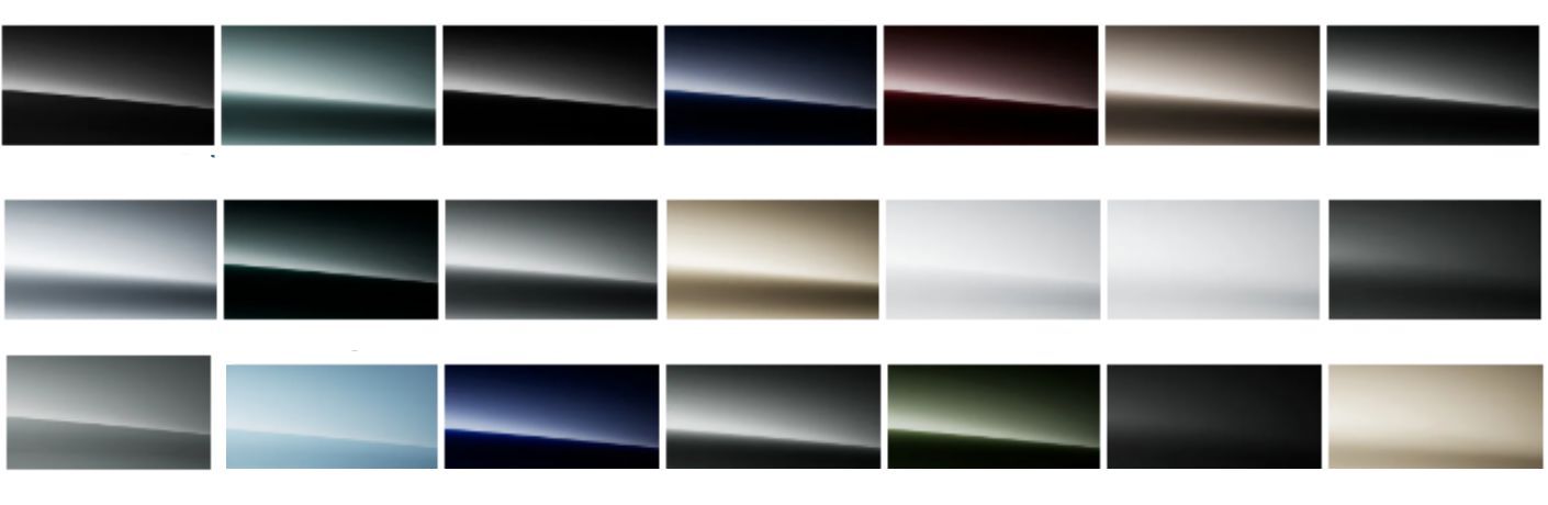 Exterior color options of the 2025 Mercedes-Benz S-Class