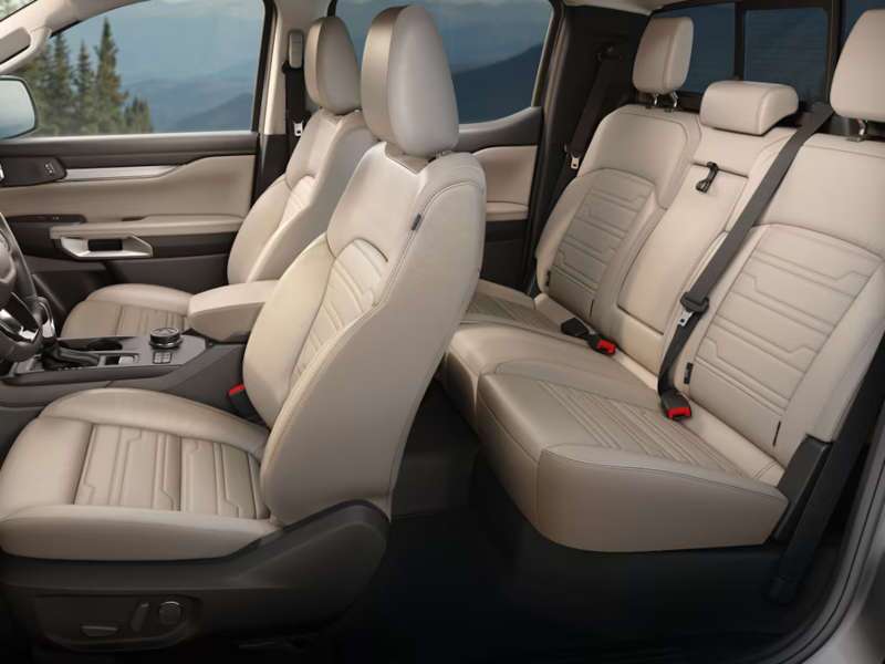 The seating in the 2025 Ford Ranger XL.