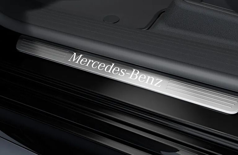 illuminated door sills of the 2025 Mercedes-Benz GLE 450 4MATIC® Coupe