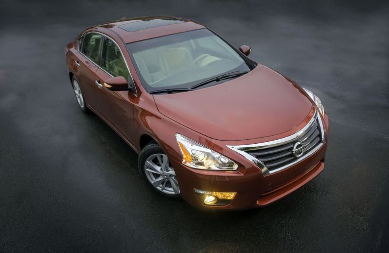 Top view of the 2015 Nissan Altima