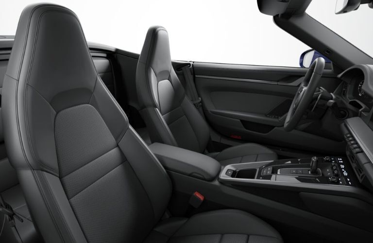 2026 Porsche 911 Carrera Cabriolet interior front dash and seats