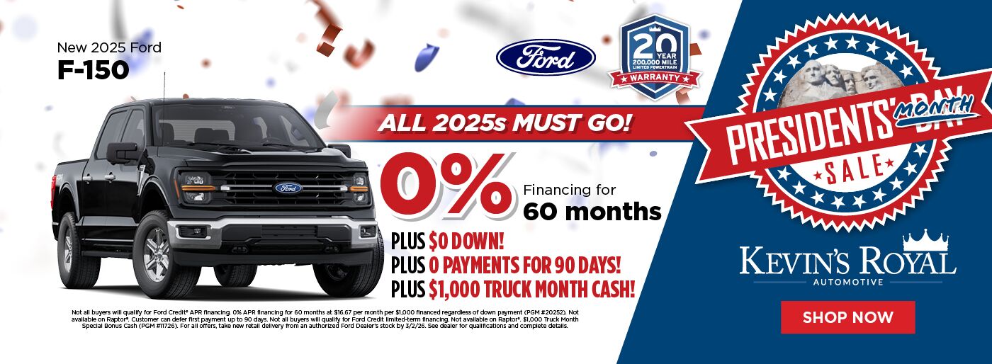 Presidents Month - F150