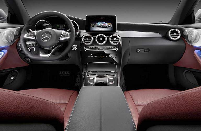 2017 Mercedes-Benz C-Class coupe's cabin