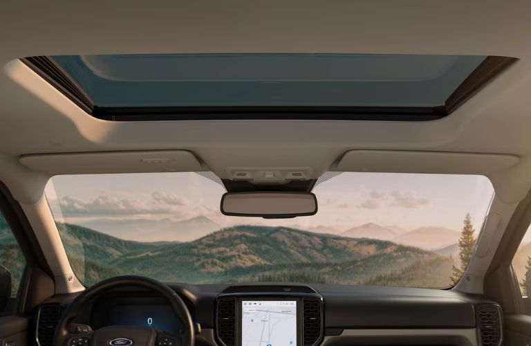 2026 Ford Ranger Lariat front windshield