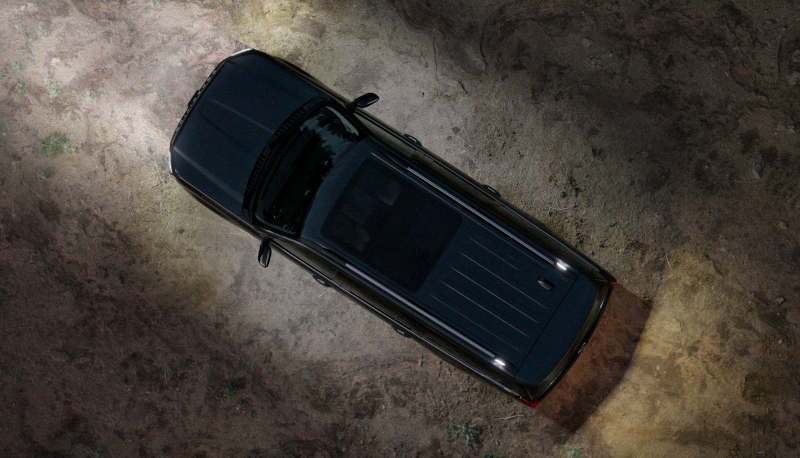 A top-down view of the 2025 Ford Expedition Active.