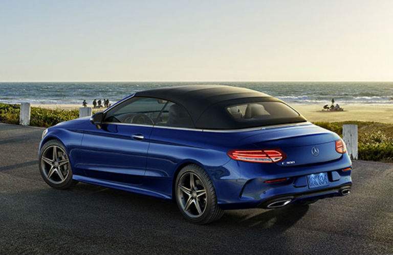 2018 Mercedes-Benz C-Class parked by the ocean