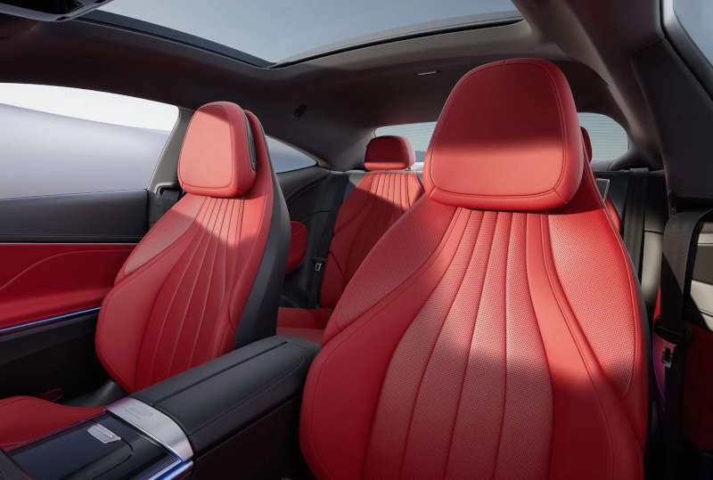 The seating of the 2026 Mercedes-Benz CLE 350 4MATIC® Coupe