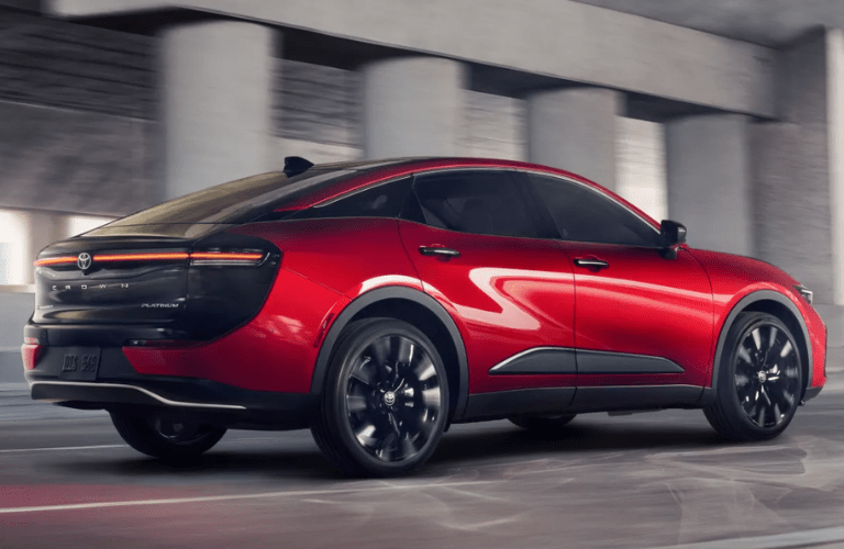 2024 Toyota Crown parked on a smoothe terrain