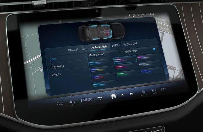touchscreen of the 2025 Mercedes-Benz E 350 Sedan