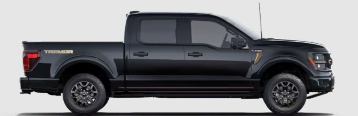 2025 Ford F-150 Tremor side view on grey