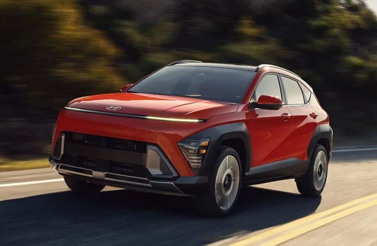 2025 Hyundai Kona front and side view