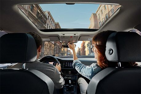 Volkswagen Jetta's panoramic sunroof