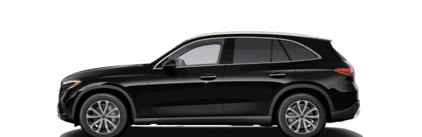 Side view of the 2026 Mercedes-Benz GLC SUV Black