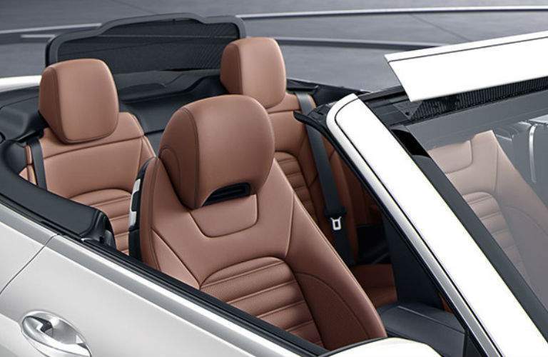 Seats in the 2018 Mercedes-Benz C-Class Cabriolet