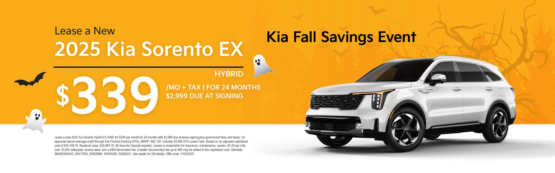 OCT25 Special Sorento