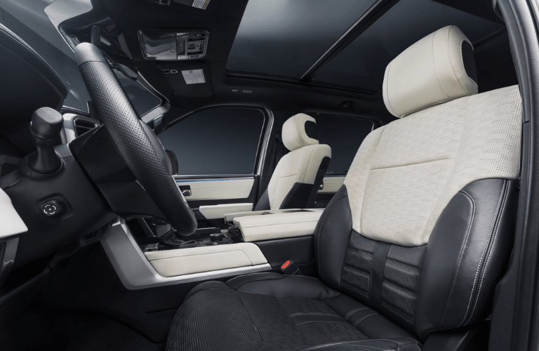 2024 Toyota Tundra front seats and steering wheel