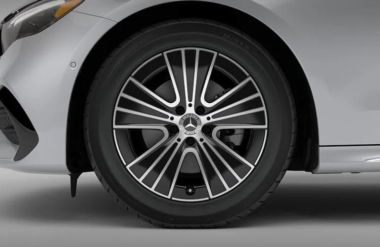 wheel and rim of the 2024 Mercedes-Benz E 450 4MATIC Sedan