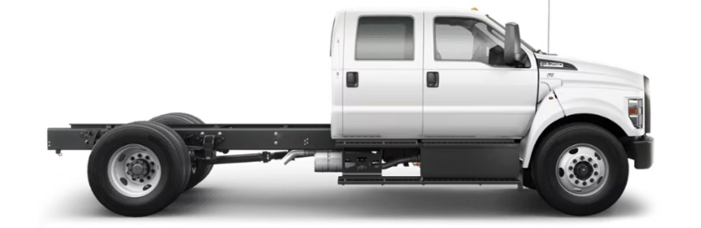 2025 Ford F-750 side view on white