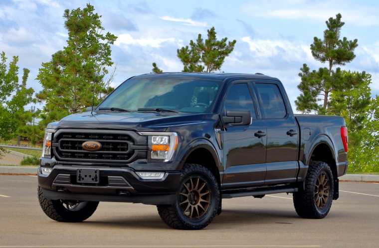 2021 Ford F-150 with custom modifications