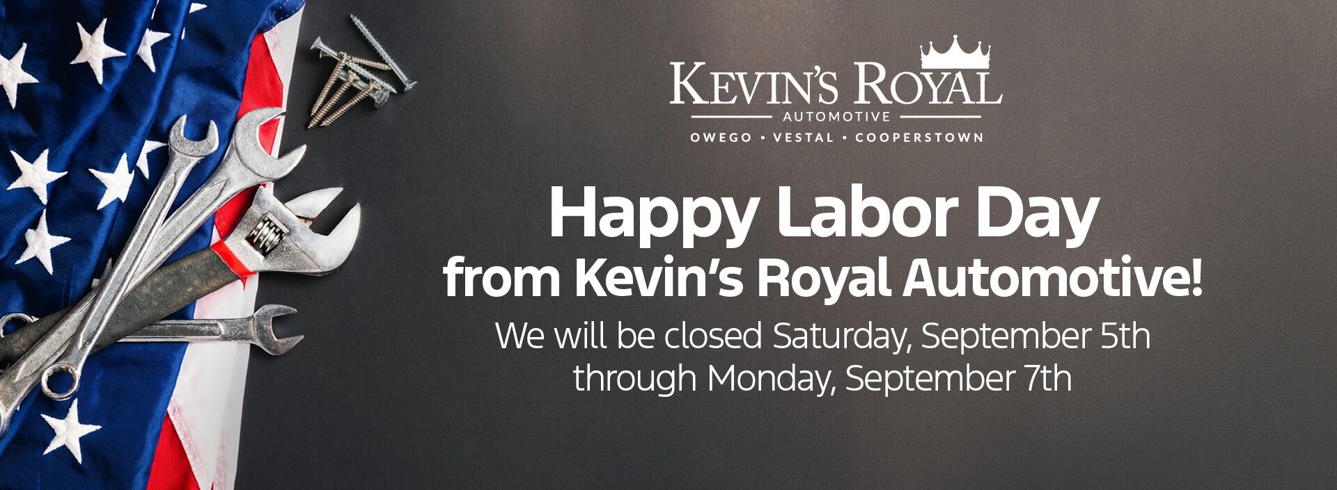 Labor Day Closed