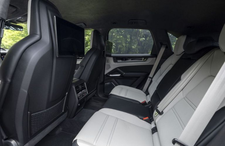 rear seat of the 2025 Cayenne GTS