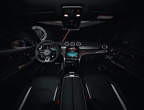 AMG GLC SUV interior dash