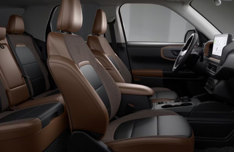 2026 Ford Bronco Sport front seats side view