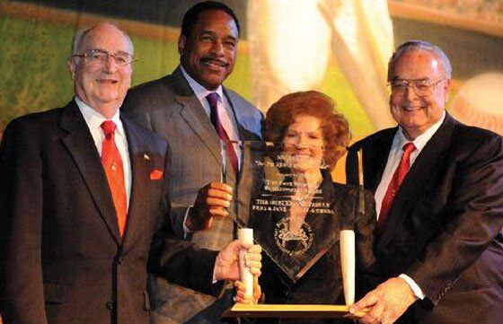 Jane Boeckmann is honored with the American Spirit Award