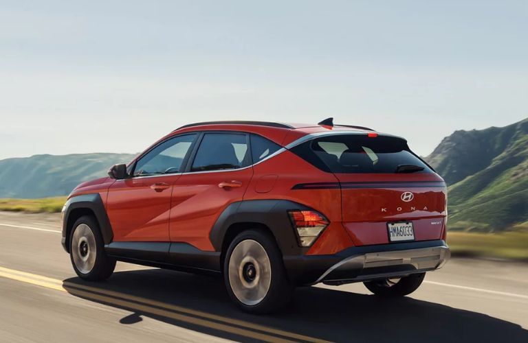2026 Hyundai Kona side and back view