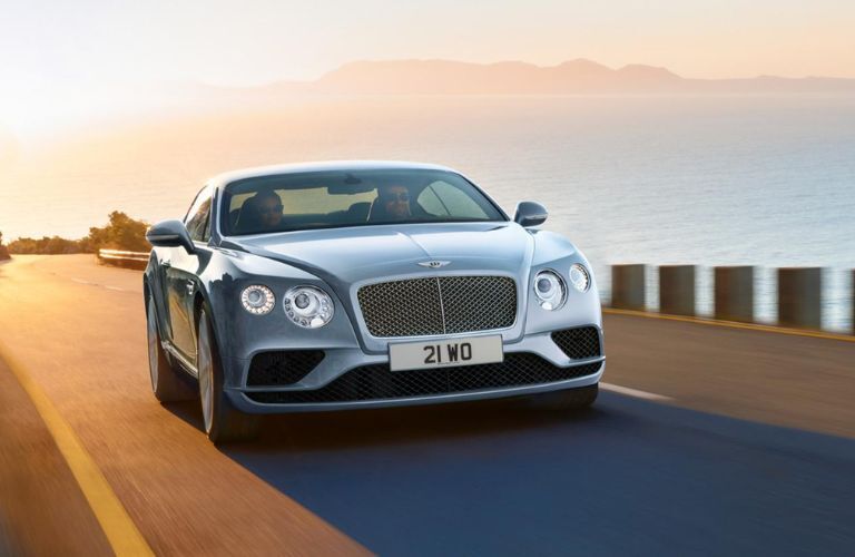 representative image of the front of the Bentley Continental GT V8
