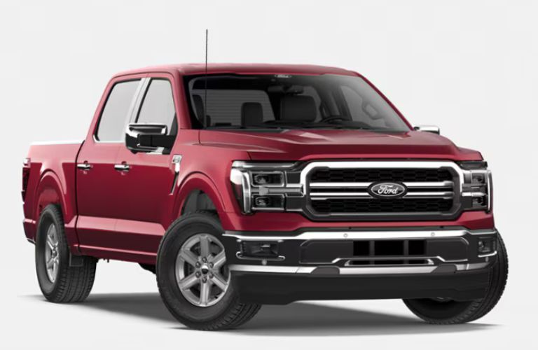 2026 Ford F-150 Lariat side and front view