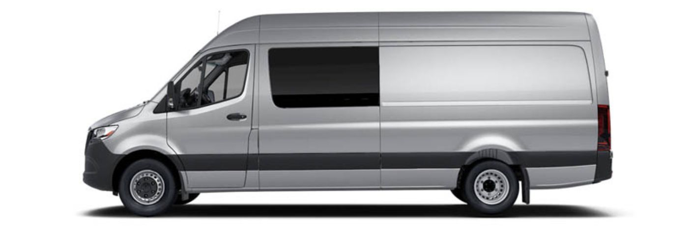 Mercedes-Benz Crew Van side view on white