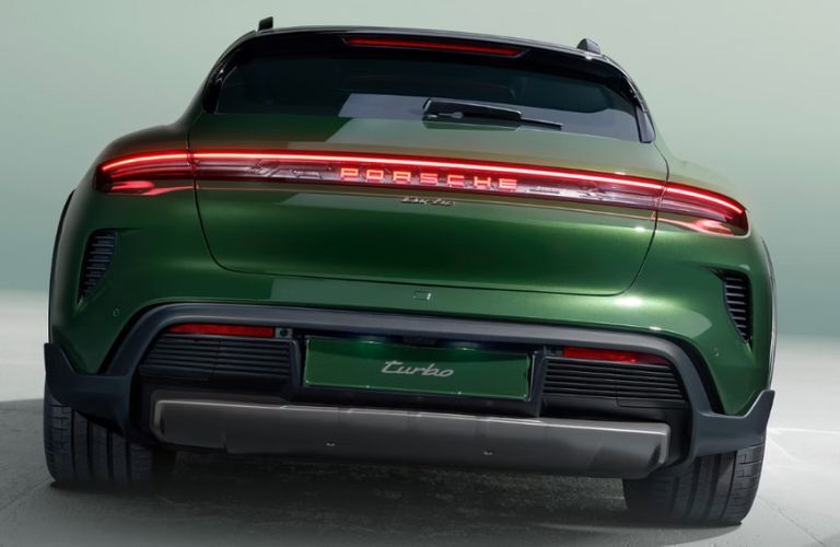 rear view of the 2026 Porsche Taycan 4 Cross Turismo