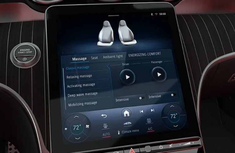 touchscreen of the 2024 Mercedes-Benz CLE 450 4MATIC Coupe