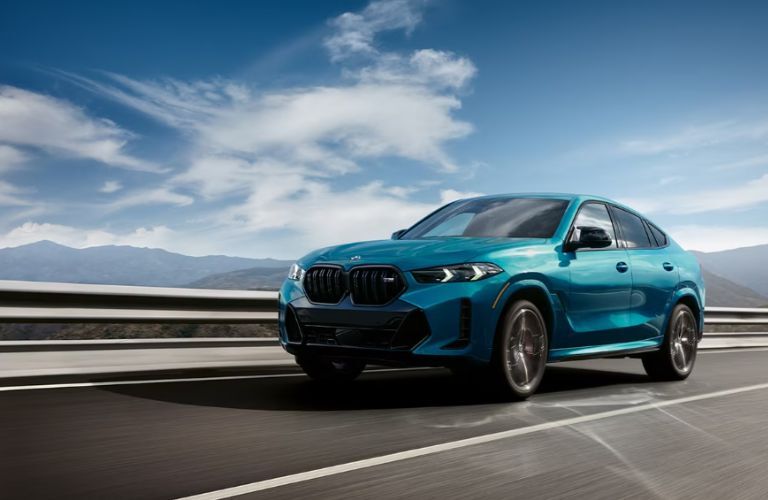 Rear view of the 2025 BMW X6 Coupe SUV