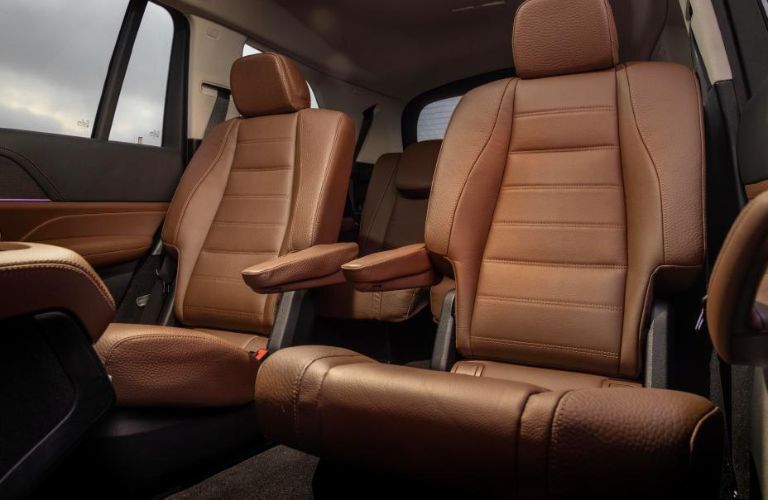 Rear seats in the 2024 Mercedes-Benz GLS 450