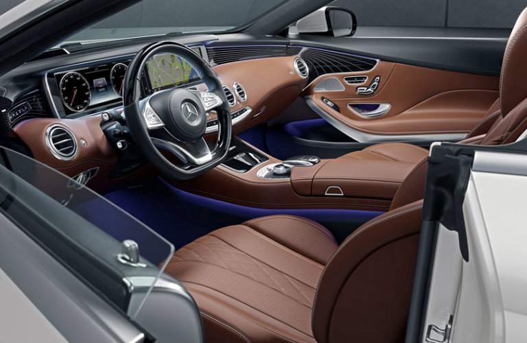 Front seats of the 2017 Mercedes-Benz S-Class