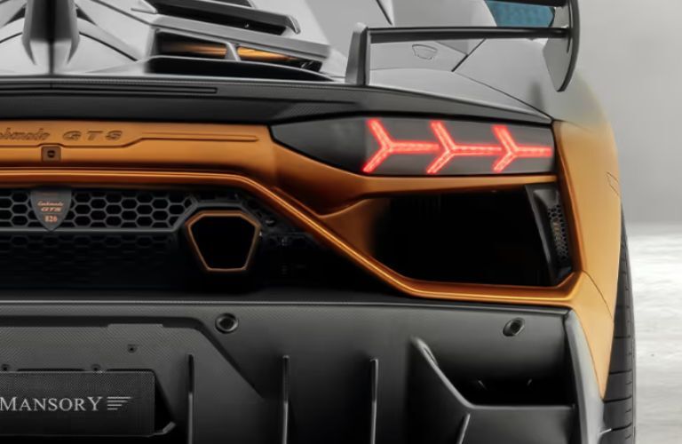 close up of rear of a Mansory-Customized Lamborghini