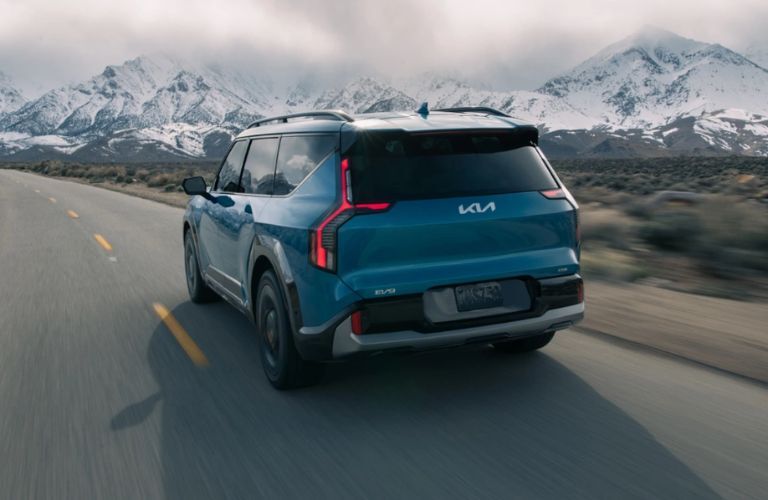 2024 Kia EV9 on a highway