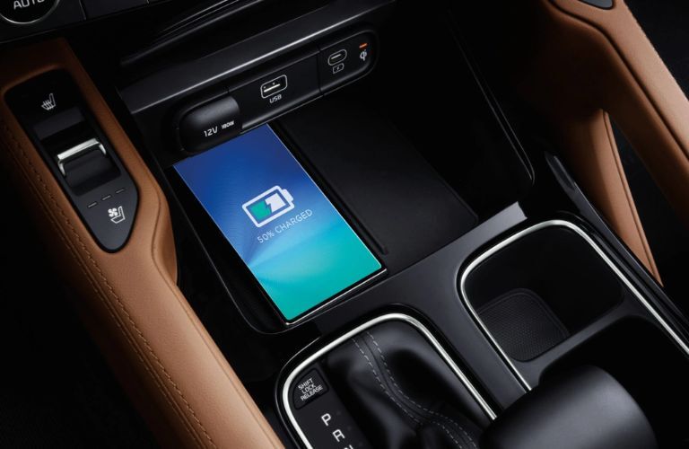 wireless charging in the 2025 Kia Telluride