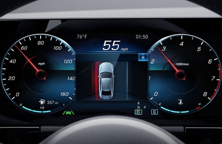 Display of the 2023 Mercedes-Benz GLA 250 SUV