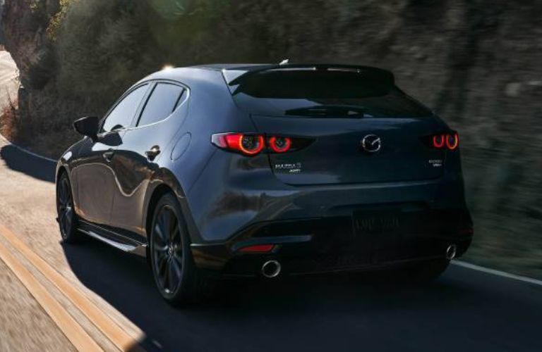 2026 Mazda3 Hatchback side and back view
