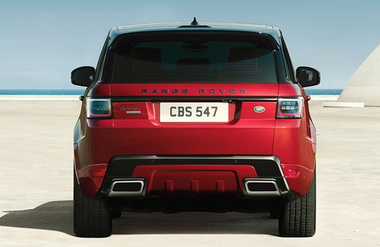 Rearview of the 2019 Range Rover Sport